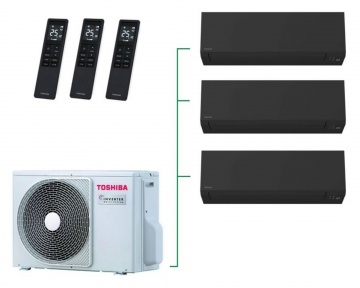 Multisplit aer conditionat perete Toshiba Edge Black